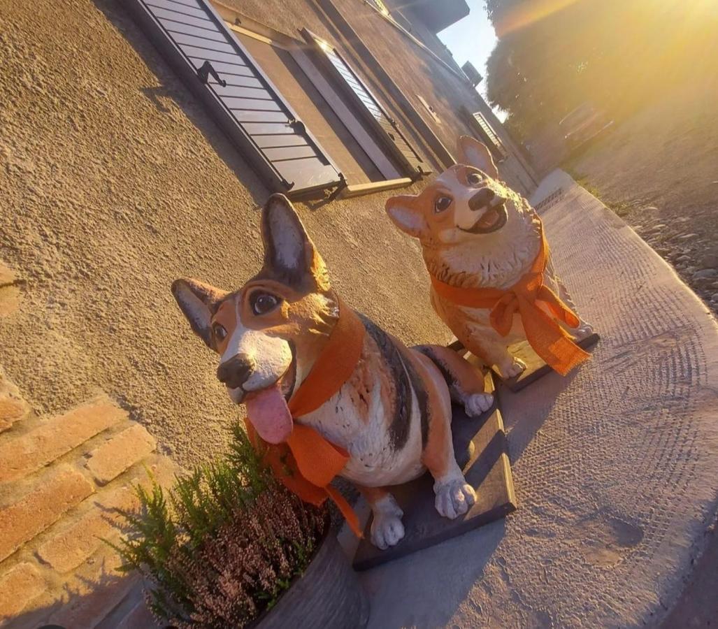 La Tana Dei Corgi Acomodação com café da manhã Moncrivello Exterior foto